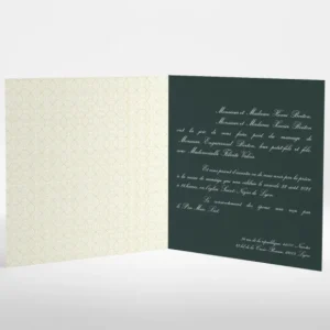 Faire-part de mariage Classique scandinave*Faire-part Elégant Online