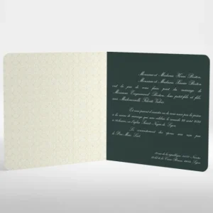 Faire-part de mariage Classique scandinave*Faire-part Elégant Online