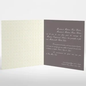 Faire-part de mariage Classique scandinave*Faire-part Elégant Online