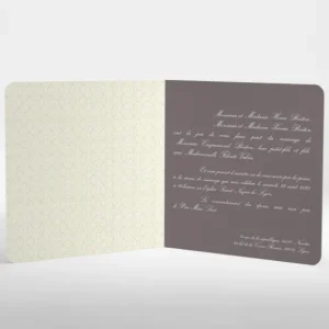 Faire-part de mariage Classique scandinave*Faire-part Elégant Online