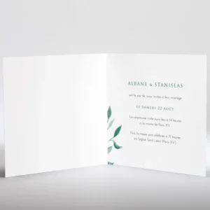 Faire-part de mariage Closerie*Faire-part Elégant Best