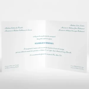 Faire-part de mariage Coeur de papillons*Faire-part Elégant Online