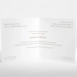 Faire-part de mariage Coeur de papillons*Faire-part Elégant Online