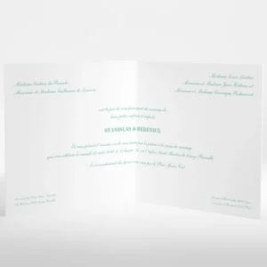 Faire-part de mariage Coeur de papillons*Faire-part Elégant Online