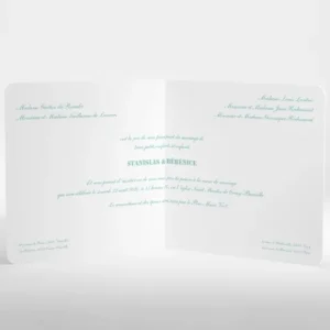 Faire-part de mariage Coeur de papillons*Faire-part Elégant Online