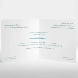 Faire-part de mariage Coeur de papillons*Faire-part Elégant Online