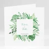 Faire-part de mariage Composition tropicale*Faire-part Elégant Best