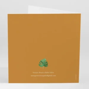 Faire-part de mariage Composition tropicale*Faire-part Elégant Best