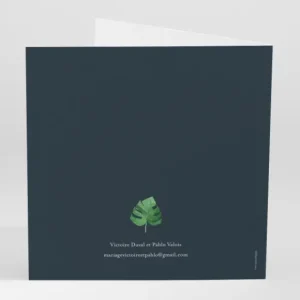 Faire-part de mariage Composition tropicale*Faire-part Elégant Best