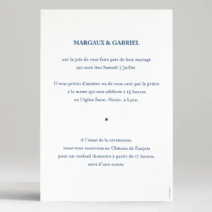 Faire-part de mariage Contemporain*Faire-part Elégant Sale