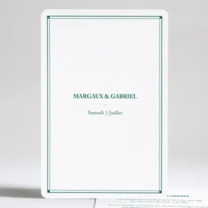 Faire-part de mariage Contemporain*Faire-part Elégant Sale