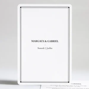 Faire-part de mariage Contemporain*Faire-part Elégant Sale
