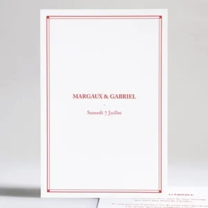 Faire-part de mariage Contemporain*Faire-part Elégant Sale