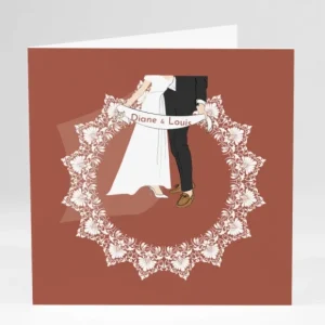 Faire-part de mariage Corse*Faire-part Elégant Hot