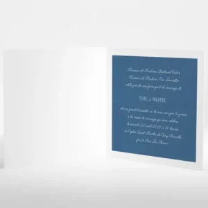 Faire-part de mariage Couronne de feuilles*Faire-part Elégant New