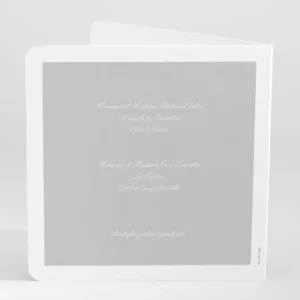 Faire-part de mariage Couronne de feuilles*Faire-part Elégant New