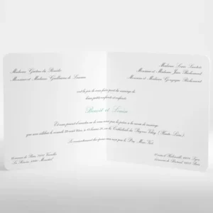 Faire-part de mariage Couronne eucalyptus*Faire-part Elégant Online