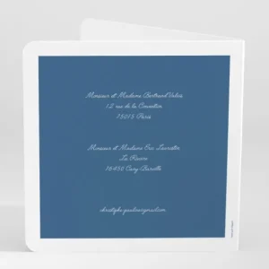 Faire-part de mariage Couronne de feuilles*Faire-part Elégant New