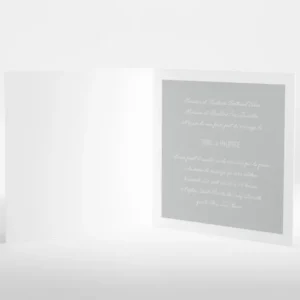 Faire-part de mariage Couronne de feuilles*Faire-part Elégant New