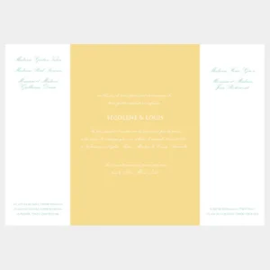 Faire-part de mariage Destin croise*Faire-part Elégant Sale