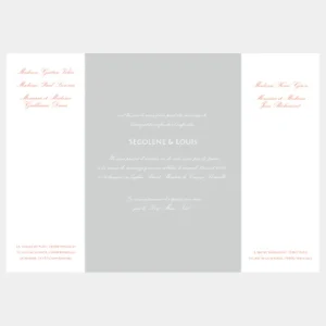 Faire-part de mariage Destin croise*Faire-part Elégant Sale