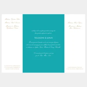 Faire-part de mariage Destin croise*Faire-part Elégant Sale