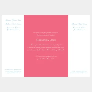 Faire-part de mariage Destin croise*Faire-part Elégant Sale