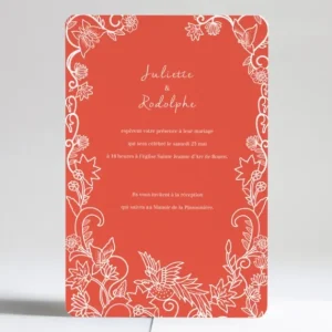 Faire-part de mariage Douce folie*Faire-part Elégant New