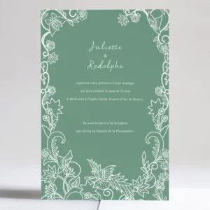 Faire-part de mariage Douce folie*Faire-part Elégant New