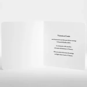 Faire-part de mariage Eightees*Faire-part Elégant Discount