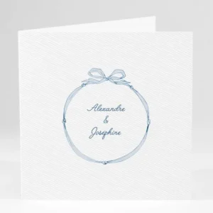 Faire-part de mariage Elegant medaillon drape*Faire-part Elégant Clearance