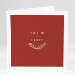 Faire-part de mariage Elegantes baies*Faire-part Elégant Discount