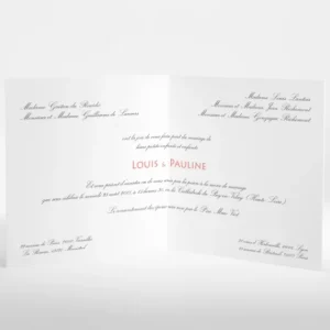 Faire-part de mariage Elegance scandinave*Faire-part Elégant Sale
