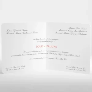 Faire-part de mariage Elegance scandinave*Faire-part Elégant Sale