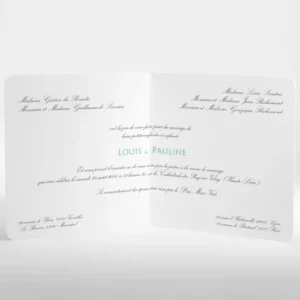 Faire-part de mariage Elegance scandinave*Faire-part Elégant Sale