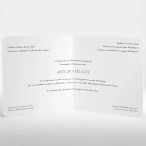 Faire-part de mariage Elegantes baies*Faire-part Elégant Discount