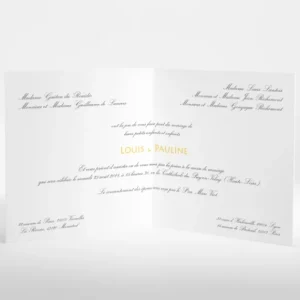 Faire-part de mariage Elegance scandinave*Faire-part Elégant Sale