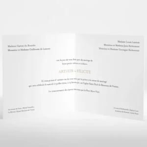 Faire-part de mariage Elegantes baies*Faire-part Elégant Discount
