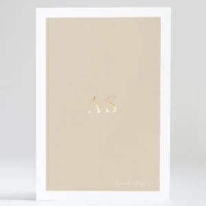 Faire-part de mariage Empreinte*Faire-part Elégant Outlet