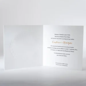 Faire-part de mariage Entrelaces*Faire-part Elégant Clearance