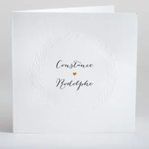 Faire-part de mariage Entrelaces*Faire-part Elégant Clearance