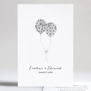 Faire-part de mariage Envolee*Faire-part Elégant Discount