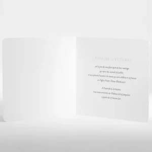 Faire-part de mariage Envolee livret*Faire-part Elégant Discount
