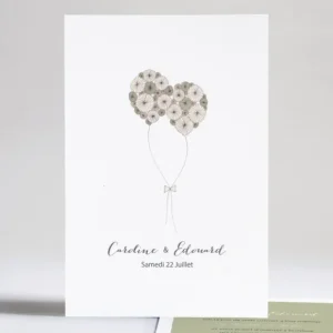 Faire-part de mariage Envolee*Faire-part Elégant Discount
