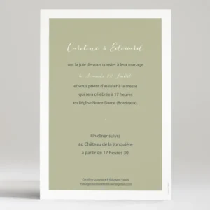 Faire-part de mariage Envolee*Faire-part Elégant Discount