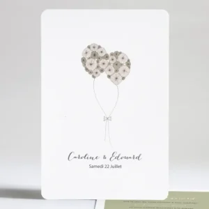 Faire-part de mariage Envolee*Faire-part Elégant Discount