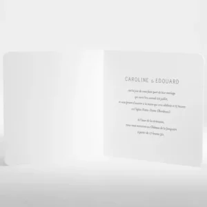 Faire-part de mariage Envolee livret*Faire-part Elégant Discount