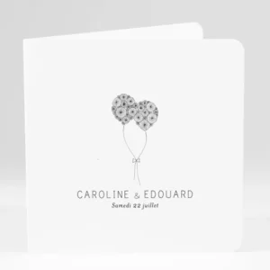 Faire-part de mariage Envolee livret*Faire-part Elégant Discount