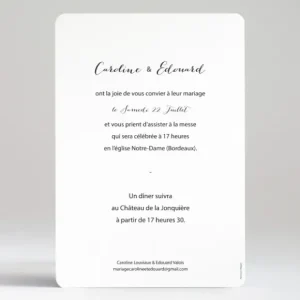 Faire-part de mariage Envolee*Faire-part Elégant Discount