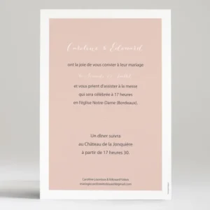 Faire-part de mariage Envolee*Faire-part Elégant Discount